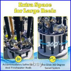 Rush Creek Creations 12-Rod Fishing Rod Holder Tackle Box 90-6000