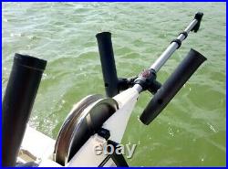 SEAHORSE Adjustable Dual Rod Holder Assembly Boom Mount for CANNON DOWNRIGGERS