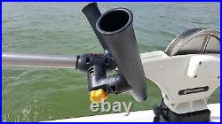 SEAHORSE Adjustable Dual Rod Holder Assembly Boom Mount for CANNON DOWNRIGGERS
