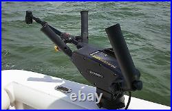 SEAHORSE Adjustable Dual Rod Holder Assembly Boom Mount for CANNON DOWNRIGGERS