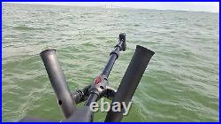 SEAHORSE Adjustable Dual Rod Holder Assembly Boom Mount for CANNON DOWNRIGGERS