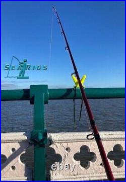SEARIGST Rod Rest Boat Rail Holder Pier Angling Charter Fishing -Choose colour
