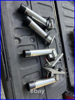 SET OF 4 TITE LOK ROD HOLDERS for boat stainless steel 2 Are Adjustable
