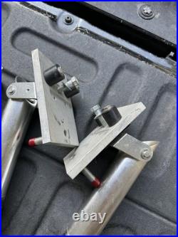 SET OF 4 TITE LOK ROD HOLDERS for boat stainless steel 2 Are Adjustable