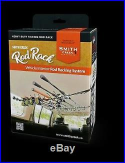 SMITH CREEK ROD RACK SYSTEM spin and fly fishing rod holder vehicle interior
