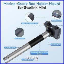 STARGEAR Starlink Mini Mount 360° Swivel Fishing Rod Holder for Boats