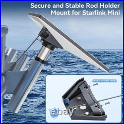 STARGEAR Starlink Mini Mount 360° Swivel Fishing Rod Holder for Boats