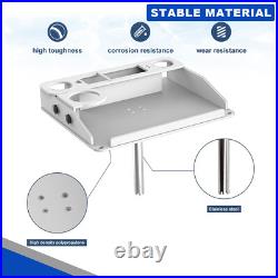 SUVWINNER Boat Bait Table/Boat Fillet Table/Boat Cutting Board with Rod Holder SUVWINNER Boat Bait Table/Boat Fillet Table/Boat Cutting Board with Rod Holder