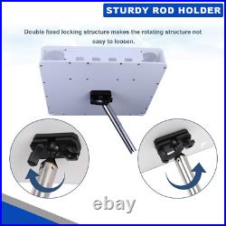 SUVWINNER Boat Bait Table/Boat Fillet Table/Boat Cutting Board with Rod Holder SUVWINNER Boat Bait Table/Boat Fillet Table/Boat Cutting Board with Rod Holder