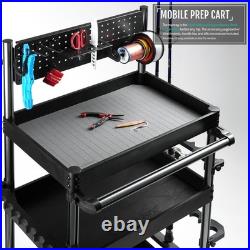 Savior Equipment Mobile Tackle Station Pro 16 Fishing Rod Holder Cart withWheel