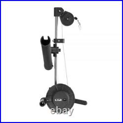 Scotty 1050S Depthmaster Manual Downrigger with Rod Holder Black