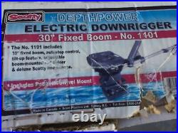 Scotty 1101 Depthpower 30 Elec Downrigger with Rod Holder and Swivel Base