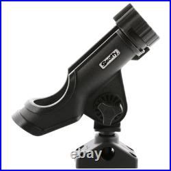 Scotty Black Power Lock Fishing Rod Holder Set with 241 Side Deck Mount Four