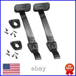 Self-Retracting Fishing Rod Holder 24 Inch Retractable Strap for Boat Deck Mount