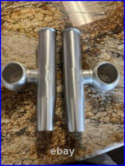 Set Of 2 Dolphin Clamps on Dolphin Fishing Rod Holder