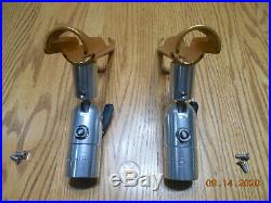 Set of 2 Gold Patriot Universal Cisco Cradle Rod Holders-Made in USA