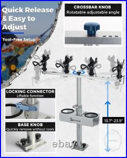 Spider Fishing Rod Holders for Boat Aluminum Crappie Fishing Pole Holder with Ad