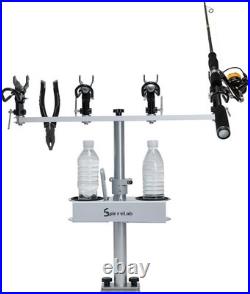 Spider Fishing Rod Holders for Boat Aluminum Crappie Fishing Pole Mount Adjustab