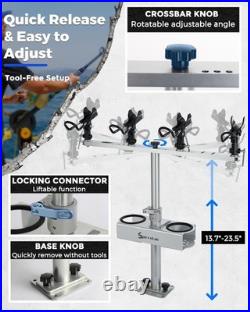 Spider Rig Rod Holders for Boat Aluminum Crappie Fishing Pole Holder with