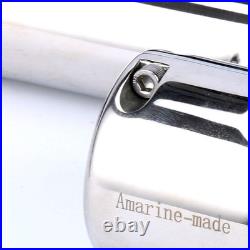 Stainless Clamp on Adjustable Fishing Rod Holder for Rails 1-1/2 to 1-3/4 4-P