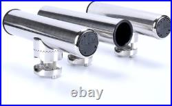Stainless Steel Adjustable Boat Rod Holder Pack of 4
