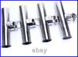Stainless Steel Adjustable Boat Rod Holder Pack of 4