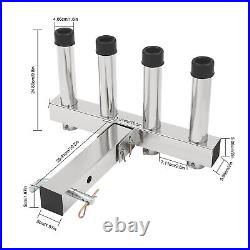 Stainless Steel Fishing Rod Holder For Cars Rear 4 Link Tube Fishing Rod Holder Stainless Steel Fishing Rod Holder For Cars Rear 4 Link Tube Fishing Rod Holder