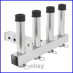 Stainless Steel Fishing Rod Holder For Cars Rear 4 Link Tube Fishing Rod Holder Stainless Steel Fishing Rod Holder For Cars Rear 4 Link Tube Fishing Rod Holder
