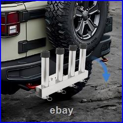 Stainless Steel Fishing Rod Holder For Cars Rear 4 Link Tube Fishing Rod Holder Stainless Steel Fishing Rod Holder For Cars Rear 4 Link Tube Fishing Rod Holder