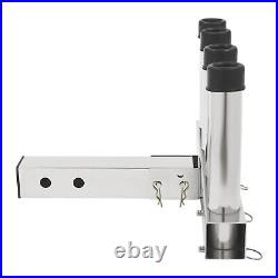 Stainless Steel Fishing Rod Holder For Cars Rear 4 Link Tube Fishing Rod Holder Stainless Steel Fishing Rod Holder For Cars Rear 4 Link Tube Fishing Rod Holder