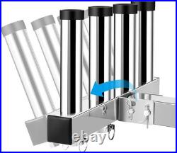 Stainless Steel Hitch Fishing Rod Holder, Hitch Mount Rod Holder, 4 Link Tube f Stainless Steel Hitch Fishing Rod Holder, Hitch Mount Rod Holder, 4 Link Tube f