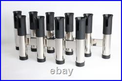 Stainless Steel Truck Hitch Fishing Rod Holder 6-10 Rod Capacity for 2 Receiver