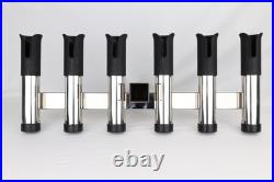 Stainless Steel Truck Hitch Fishing Rod Holder 6-10 Rod Capacity for 2 Receiver