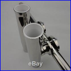 Stocking 4PCS Tournament Style Clamp On Fishing Rod Holder For Rails1-1/4- 2