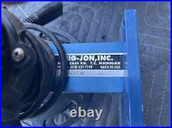 Super Rare Blue Big Jon Electric Downriggers PRO TOURNAMENT WithSwivel Rod Holders