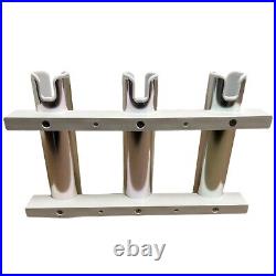 TACO Marine 3-Rod Aluminum Poly Rod Rack F31-3000