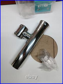 TACO Stainless Steel Clamp-On Adjustable Rod Holder Fits 7/8 & 1 O. D. Tubin