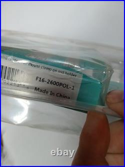 TACO Stainless Steel Clamp-On Adjustable Rod Holder Fits 7/8 & 1 O. D. Tubin