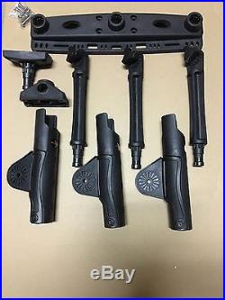 TWO Sets Triple Rod Holder (for 6 Rods!) with Extenders FREE SHIPPING
