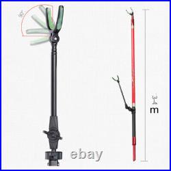 Telescopic Fishing Rod Pole Holder Rack Bracket Stand Carbon Aluminum Adjustable