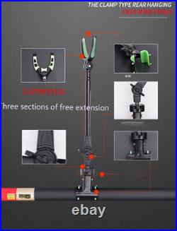 Telescopic Fishing Rod Pole Holder Rack Bracket Stand Carbon Aluminum Adjustable