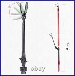 Telescopic Fishing Rod Pole Holder Rack Bracket Stand Carbon Aluminum Adjustable