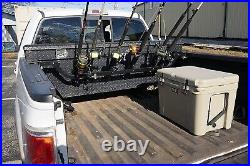 The Fishing Rod Rack Adjustable Durable Truck/SUV Rod Holder, 6 Rod Capacity