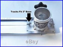 Track System for Fishing Rod Holders High Seas Gear 30 x 3 Solid Aluminum New