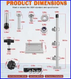 Triple Rod Tree for Boats, Heavy-Duty Marine-Grade Aluminum Rod Holder System