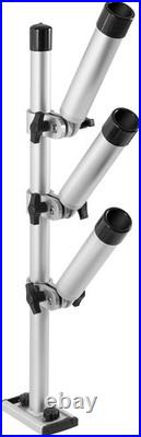 Triple Rod Tree for Boats, Heavy-Duty Marine-Grade Aluminum Rod Holder System
