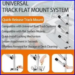 Triple Rod Tree for Boats, Heavy-Duty Marine-Grade Aluminum Rod Holder System, 3