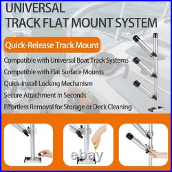 Triple Rod Tree for Boats, Heavy-Duty Marine-Grade Aluminum Rod Holder System, 3