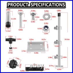 Triple Rod Tree for Boats, Heavy-Duty Marine-Grade Aluminum Rod Holder System, 3