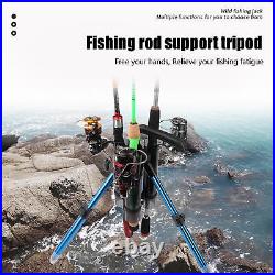Tripod Fishing Rod Holders Aluminum Alloy Fishing Rod Tripod Floor